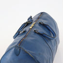 LOUIS VUITTON Epi Keepall 50 Boston Bag Blue M42965 LV Auth fm5329-6