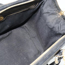 FENDI Pecan Canvas Hand Bag PVC 2way Black Brown Auth fm5333-20