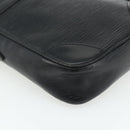 LOUIS VUITTON Epi Danube Schoudertas Zwart M45632 LV Auth fm5334-15