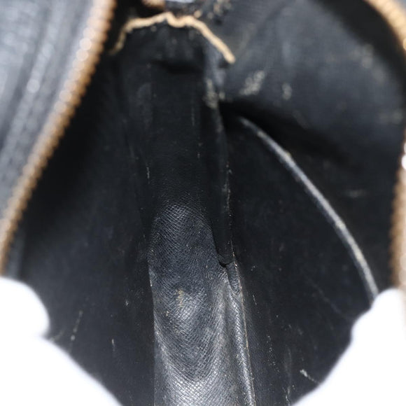 LOUIS VUITTON Epi Danube Schoudertas Zwart M45632 LV Auth fm5334