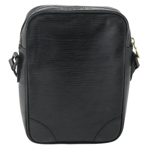LOUIS VUITTON Epi Danube Schoudertas Zwart M45632 LV Auth fm5334