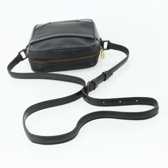 LOUIS VUITTON Epi Danube Schoudertas Zwart M45632 LV Auth fm5334