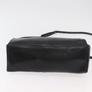 LOEWE Hand Bag Leather 2way Black Gold Auth fm5339-5