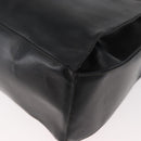 LOEWE Hand Bag Leather 2way Black Gold Auth fm5339-16