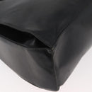 LOEWE Hand Bag Leather 2way Black Gold Auth fm5339-17