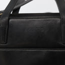 LOEWE Hand Bag Leather 2way Black Gold Auth fm5339-19