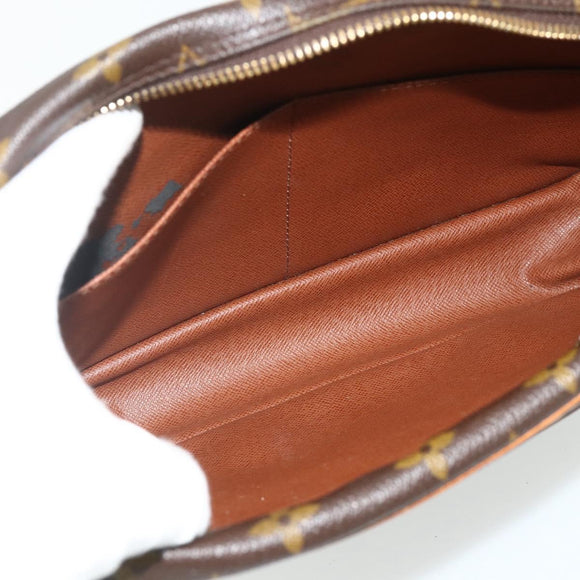 LOUIS VUITTON Monogram Compiegne 28 Clutch Bag M51845 LV Auth fm5342