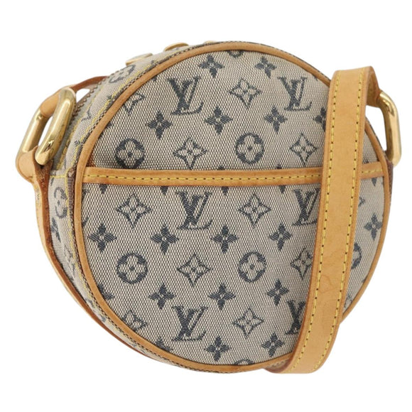 LOUIS VUITTON Monogram Mini Jeanne PM Shoulder Bag Blue M92001 LV Auth fm5343