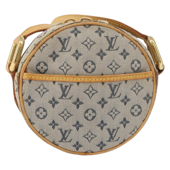 LOUIS VUITTON Monogram Mini Jeanne PM Shoulder Bag Blue M92001 LV Auth fm5343