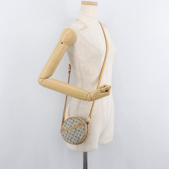 LOUIS VUITTON Monogram Mini Jeanne PM Shoulder Bag Blue M92001 LV Auth fm5343