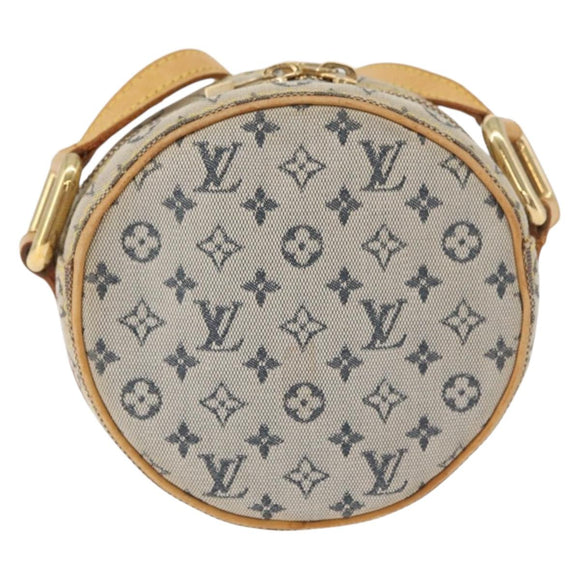 LOUIS VUITTON Monogram Mini Jeanne PM Shoulder Bag Blue M92001 LV Auth fm5343