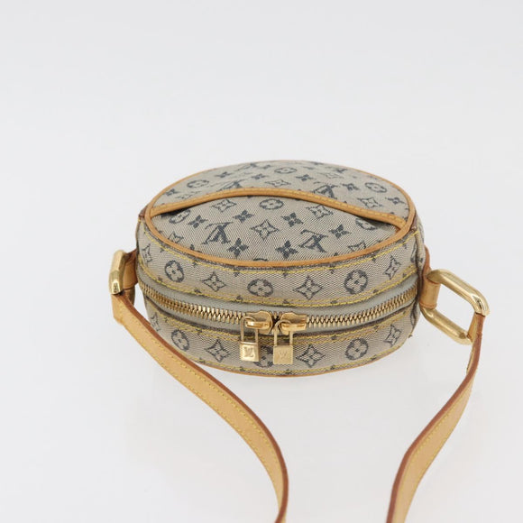 LOUIS VUITTON Monogram Mini Jeanne PM Shoulder Bag Blue M92001 LV Auth fm5343