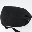 PRADA Purse Shoulder Bag Nylon Black Silver Auth fm5344-3