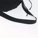 PRADA Purse Shoulder Bag Nylon Black Silver Auth fm5344-7