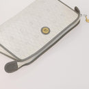 Christian Dior Honeycomb Canvas Clutch Bag PVC 3 Set White Black Auth fm5350-11