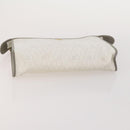 Christian Dior Honeycomb Canvas Clutch Bag PVC 3 Set White Black Auth fm5350-12