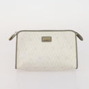 Christian Dior Honeycomb Canvas Clutch Bag PVC 3 Set White Black Auth fm5350-14