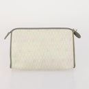 Christian Dior Honeycomb Canvas Clutch Bag PVC 3 Set White Black Auth fm5350-15