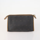 Christian Dior Honeycomb Canvas Clutch Bag PVC 3 Set White Black Auth fm5350-3