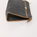 Christian Dior Honeycomb Canvas Clutch Bag PVC 3 Set White Black Auth fm5350-4