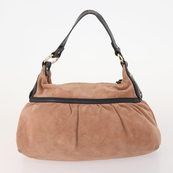 FENDI Zucca Canvas Umhängetasche Wildleder PVC 4er Set Schwarz Braun Pink Auth fm5351