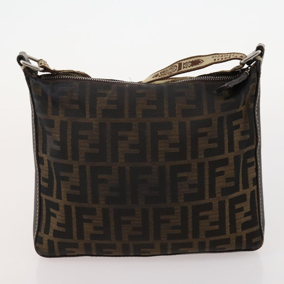 FENDI Zucca Canvas Umhängetasche Wildleder PVC 4er Set Schwarz Braun Pink Auth fm5351