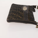 FENDI Zucca Canvas Umhängetasche Wildleder PVC 4er Set Schwarz Braun Pink Auth fm5351-18
