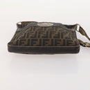FENDI Zucca Canvas Umhängetasche Wildleder PVC 4er Set Schwarz Braun Pink Auth fm5351-20