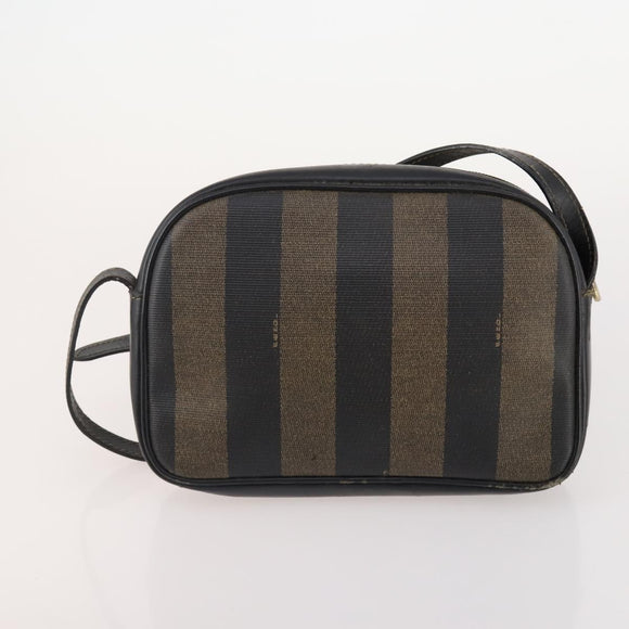 FENDI Zucca Canvas Umhängetasche Wildleder PVC 4er Set Schwarz Braun Pink Auth fm5351