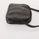 FENDI Zucca Canvas Umhängetasche Wildleder PVC 4er Set Schwarz Braun Pink Auth fm5351-24
