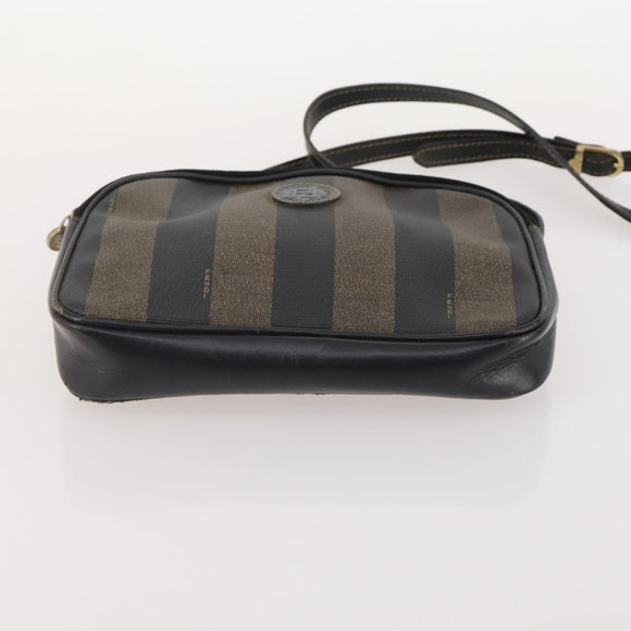 FENDI Zucca Canvas Umhängetasche Wildleder PVC 4er Set Schwarz Braun Pink Auth fm5351