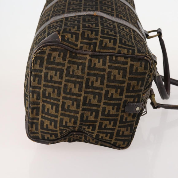 FENDI Zucca Canvas Umhängetasche Wildleder PVC 4er Set Schwarz Braun Pink Auth fm5351