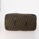 FENDI Zucca Canvas Umhängetasche Wildleder PVC 4er Set Schwarz Braun Pink Auth fm5351-7