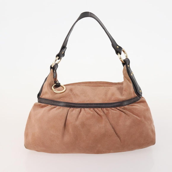 FENDI Zucca Canvas Umhängetasche Wildleder PVC 4er Set Schwarz Braun Pink Auth fm5351