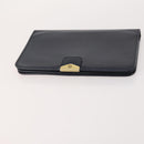 Christian Dior Honeycomb Canvas Bag Leather PVC 5 Set Black Brown Auth fm5352-10