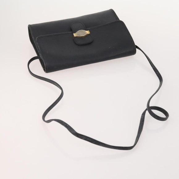 Christian Dior Honeycomb Canvas Bag Leather PVC 5 Set Black Brown Auth fm5352
