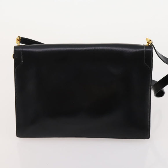 Christian Dior Honeycomb Canvas Bag Leather PVC 5 Set Black Brown Auth fm5352