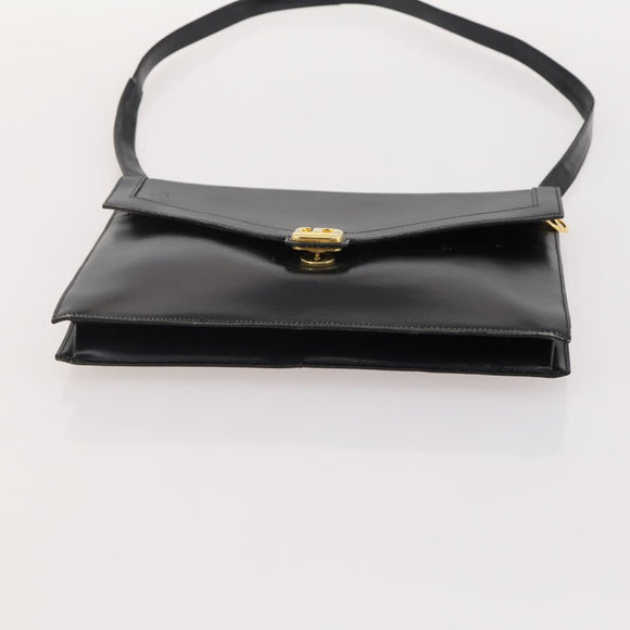 Christian Dior Honeycomb Canvas Bag Leather PVC 5 Set Black Brown Auth fm5352
