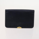 Christian Dior Honeycomb Canvas Bag Leather PVC 5 Set Black Brown Auth fm5352-7