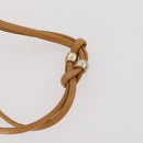 SAINT LAURENT Shoulder Bag PVC 2 Set Brown White Auth fm5353-6