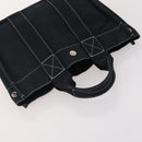 HERMES Fourre Tout Tote Bag Canvas 5 Set Navy Black Khaki Auth fm5354-14