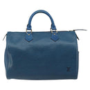 LOUIS VUITTON Epi Speedy 30 Hand Bag Toledo Blue M43005 LV Auth fm5357-13