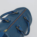 LOUIS VUITTON Epi Speedy 30 Hand Bag Toledo Blue M43005 LV Auth fm5357-6