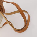 HERMES Herbag A Dos Hand Bag Canvas 2way White Silver Auth fm5359-9