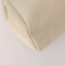 HERMES Herbag A Dos Hand Bag Canvas 2way White Silver Auth fm5359-17