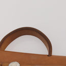 HERMES Herbag A Dos Hand Bag Canvas 2way White Silver Auth fm5359-14