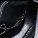 CELINE Shoulder Bag Leather Black Gold Auth fm5363-18