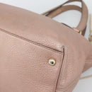 GUCCI Soho Hand Bag Leather 2way Pink Gold 308362 Auth fm5364-13