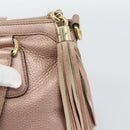 GUCCI Soho Hand Bag Leather 2way Pink Gold 308362 Auth fm5364-15