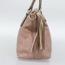 GUCCI Soho Hand Bag Leather 2way Pink Gold 308362 Auth fm5364-4